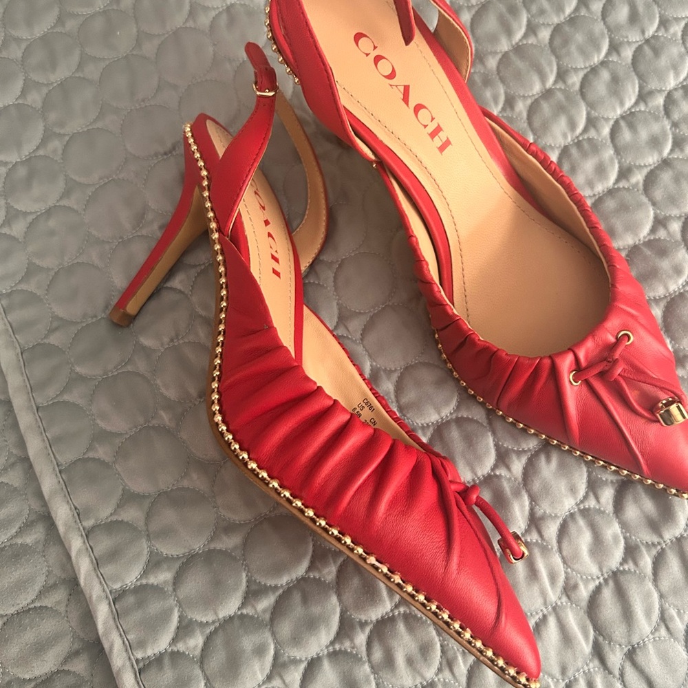 COACH slingback Heels